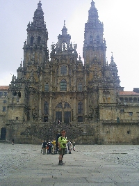 Finish in Santiago de Compostela
